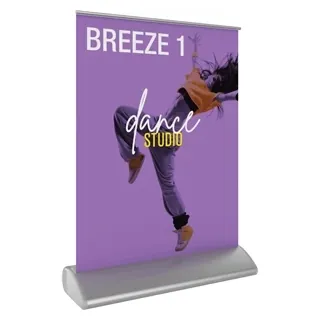Breeze 1 Tabletop Retractable Banner Stand