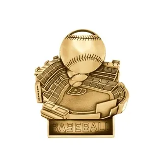 3 1/2'' BASEBALL STANDUP MEDAL