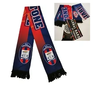 Custom Polyester Printed Soccer Fan Scarves