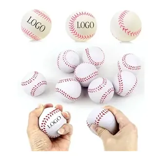 2 2/5" Custom PU Foam Baseball Stress Relief Ball