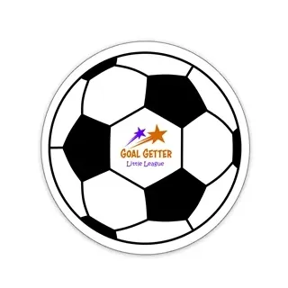 Soccer Ball Shaped NoteKeeper™ Magnet 35 mil