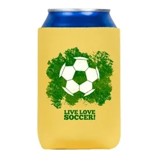 Custom Print Soccer Can Cooler-BB