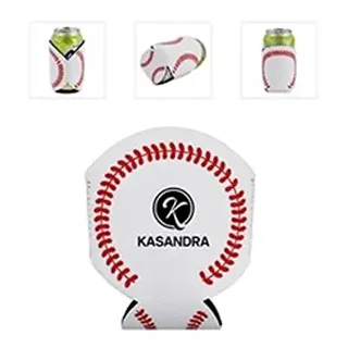 Baseball Skin Can Cooler Holder