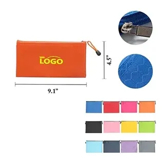 MOQ50 Thick Oxford Football Zipper Bag