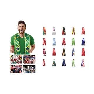 Polyester Soccer Fans Cheering Scarf