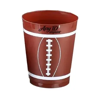 12oz Frosted Football Stadium Party Reusable Plastic Cup