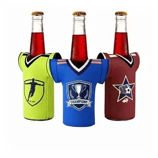 Football Jersey Style 12Oz Bottle Can Cooler Sleeve
