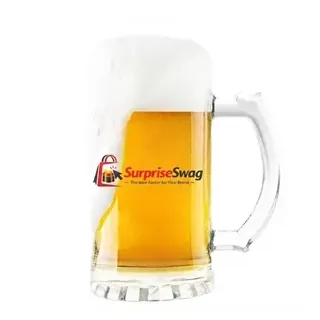 500ml Custom Logo Glass Beer Mug for Home & Party Use
