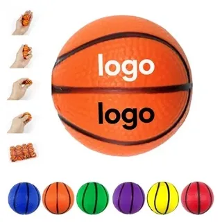 1.6" Custom Small Pu Basketball Stress Ball Reliever